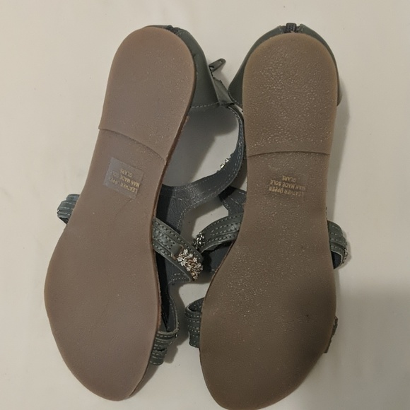 ANTHROPOLOGIE MATISSE * BLING BLING WEATHERED SANDAL - Picture 5 of 7